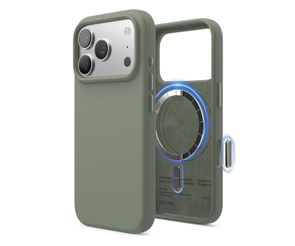 Etui do telefonów Elago Magsafe Silicon Case do iPhone 17 PRO Khaki Green ES17MSSC63PRO-KGR